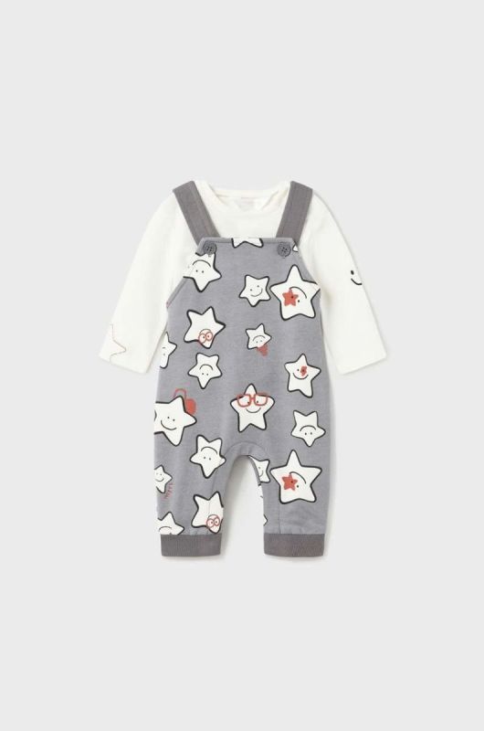 Дитячий бавовняний комплект Mayoral Newborn колір зелений