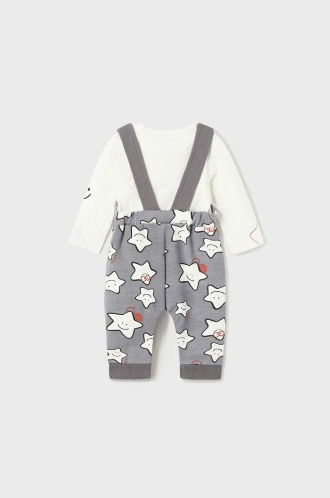 Дитячий бавовняний комплект Mayoral Newborn колір зелений фото 2
