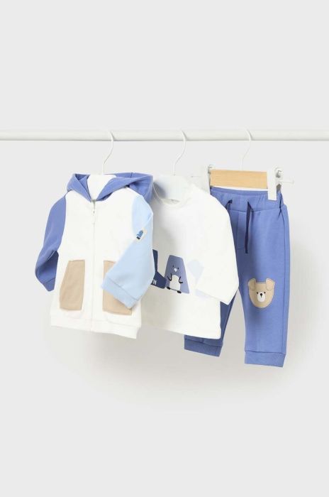 Cпортивний костюм для немовлят Mayoral Newborn колір блакитний Cпортивний костюм для немовлят Mayoral Newborn колір блакитний