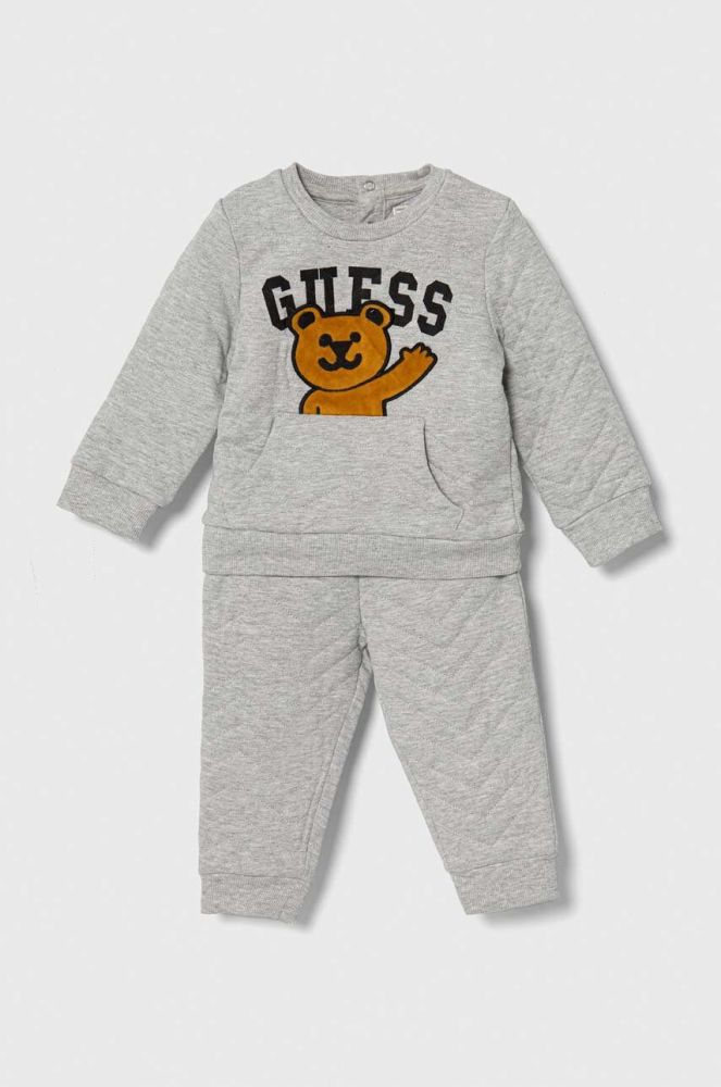 Cпортивний костюм для немовлят Guess колір сірий (3597622)