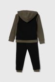 Дитячий бавовняний спортивний костюм Guess колір чорний
