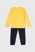 Дитячий бавовняний спортивний костюм Guess колір жовтий