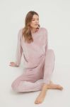 Піжама Dkny колір рожевий