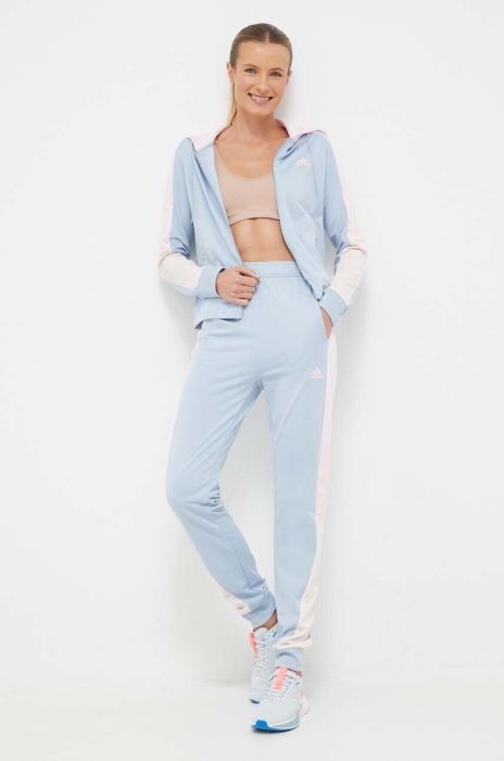 Спортивний костюм adidas жіночий колір блакитний (3394076)