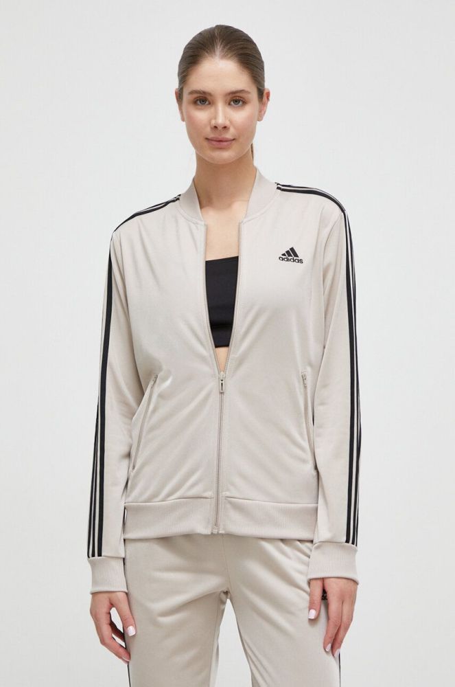 Спортивний костюм adidas жіночий колір бежевий (3634621)