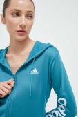 Спортивний костюм adidas жіночий колір бірюзовий