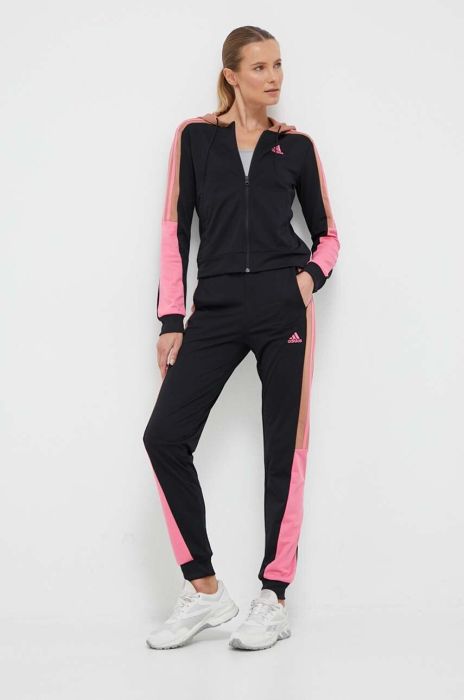 Спортивний костюм adidas жіночий колір чорний (3441869)