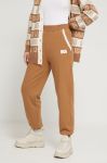 Спортивні штани UGG колір коричневий однотонні (3601881)