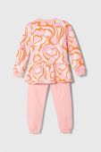 Дитячий бавовняний комплект Guess колір рожевий (3372669)