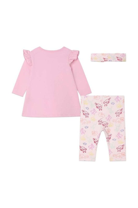 Комплект для немовлят Kenzo Kids колір рожевий фото 2