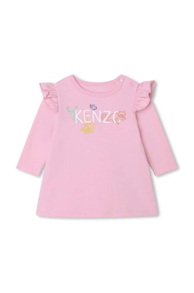 Комплект для немовлят Kenzo Kids колір рожевий фото 3