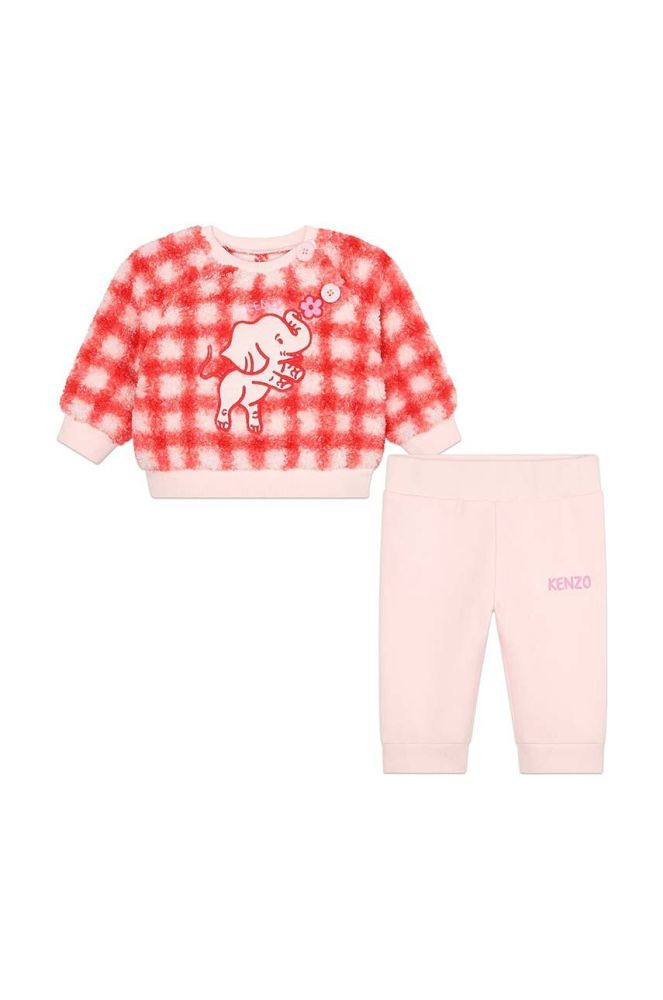 Комплект для немовлят Kenzo Kids колір червоний