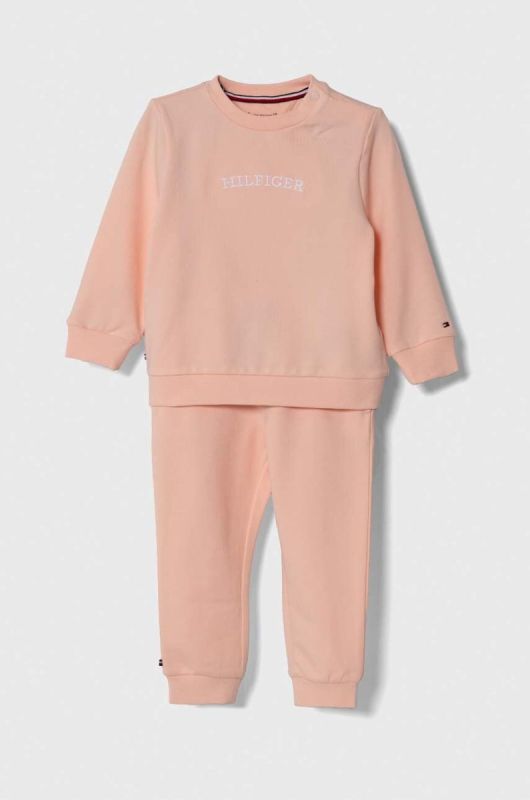 Cпортивний костюм для немовлят Tommy Hilfiger колір рожевий (3374748)