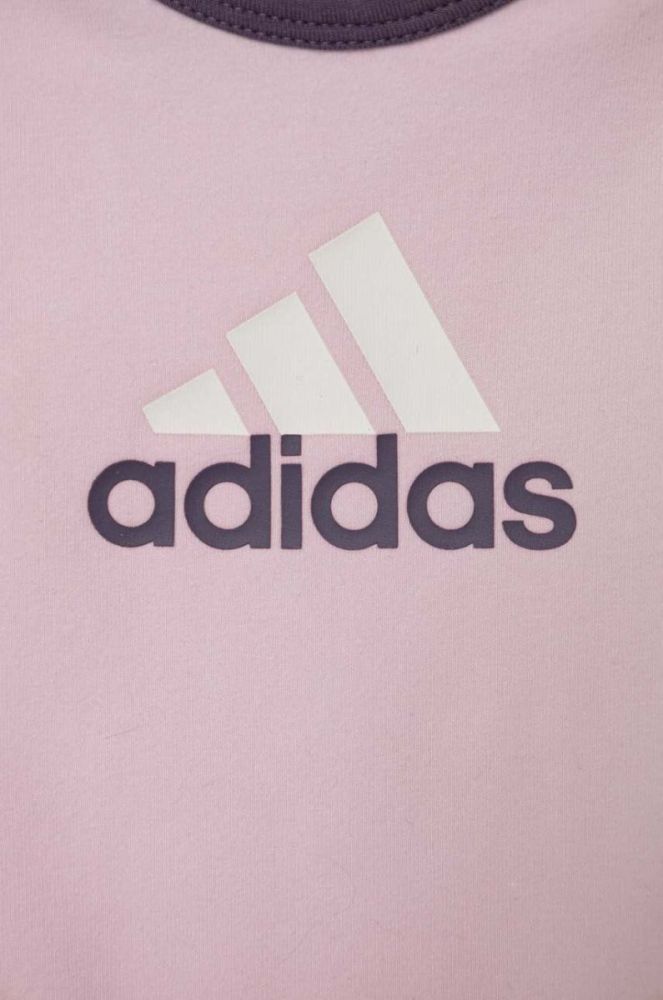 Боді для немовлят adidas колір фіолетовий (3546446) фото 3