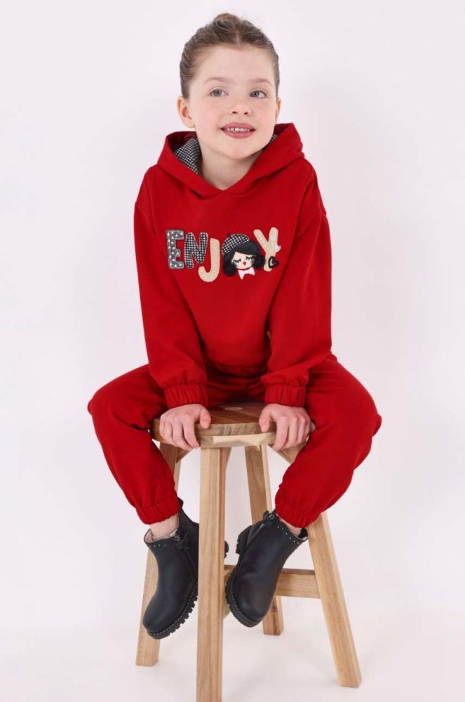 Дитячий спортивний костюм Mayoral колір червоний (3408717)