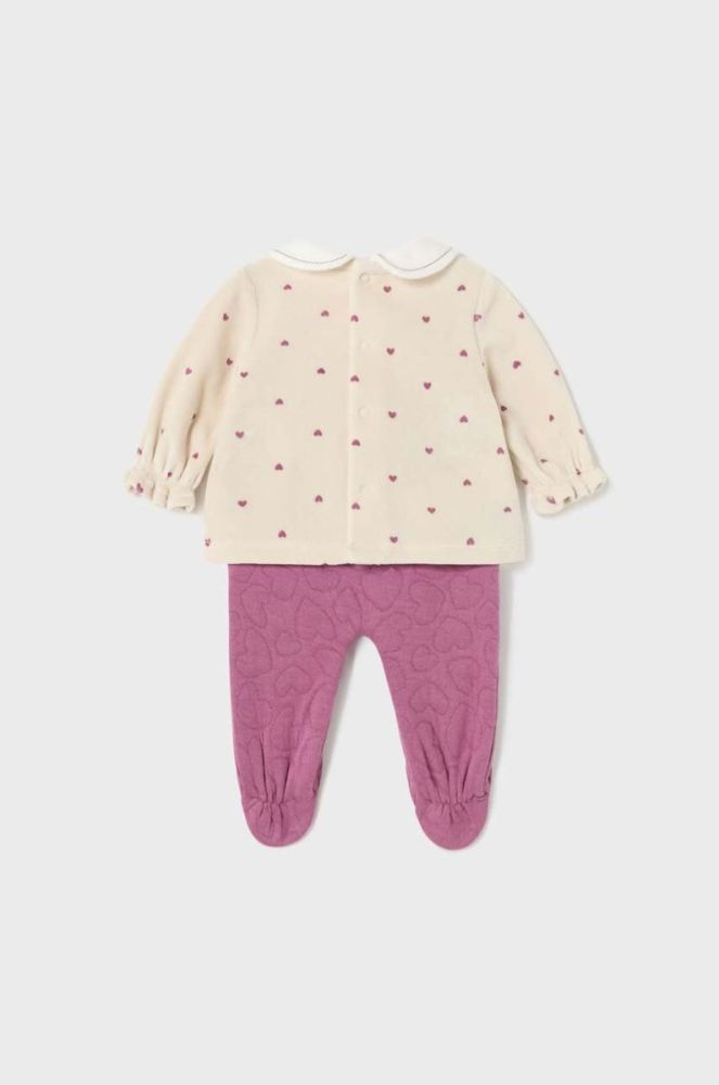 Комплект для немовлят Mayoral Newborn Gift box колір фіолетовий фото 2