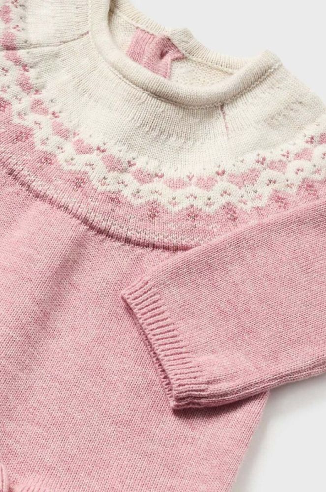 Дитячий бавовняний комплект Mayoral Newborn Gift box колір рожевий фото 4