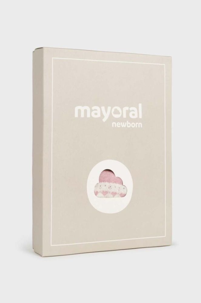Дитячий бавовняний комплект Mayoral Newborn Gift box колір рожевий фото 7