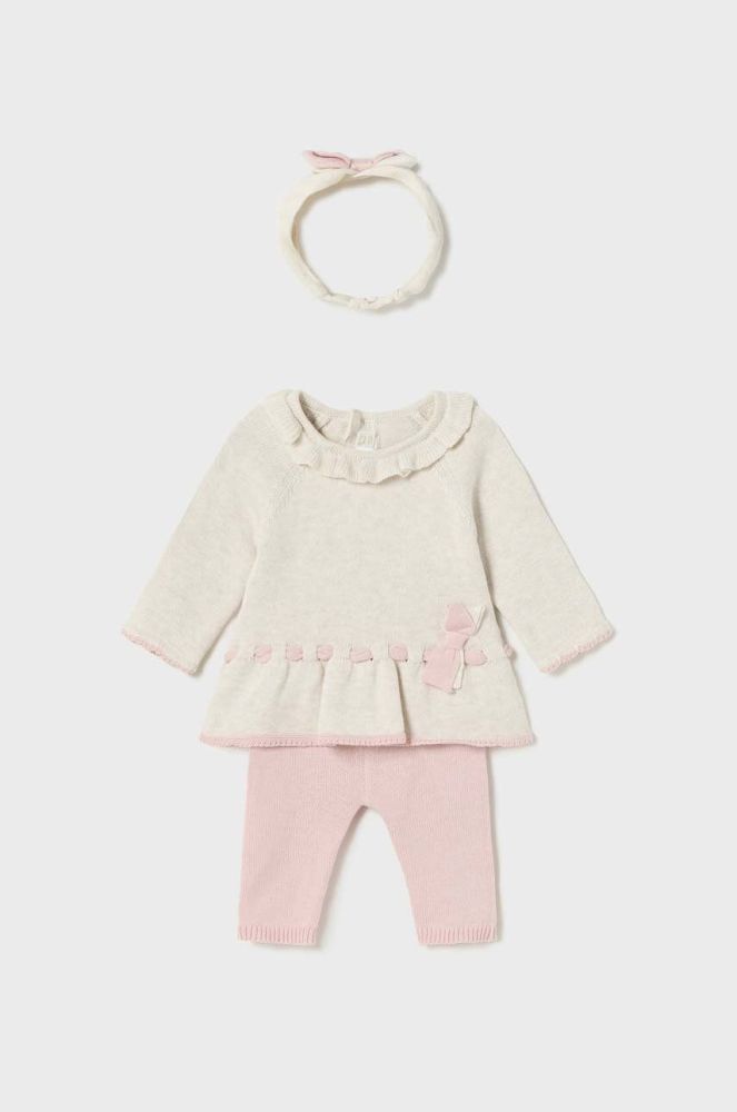 Комплект для немовлят Mayoral Newborn Gift box колір рожевий (3570103)