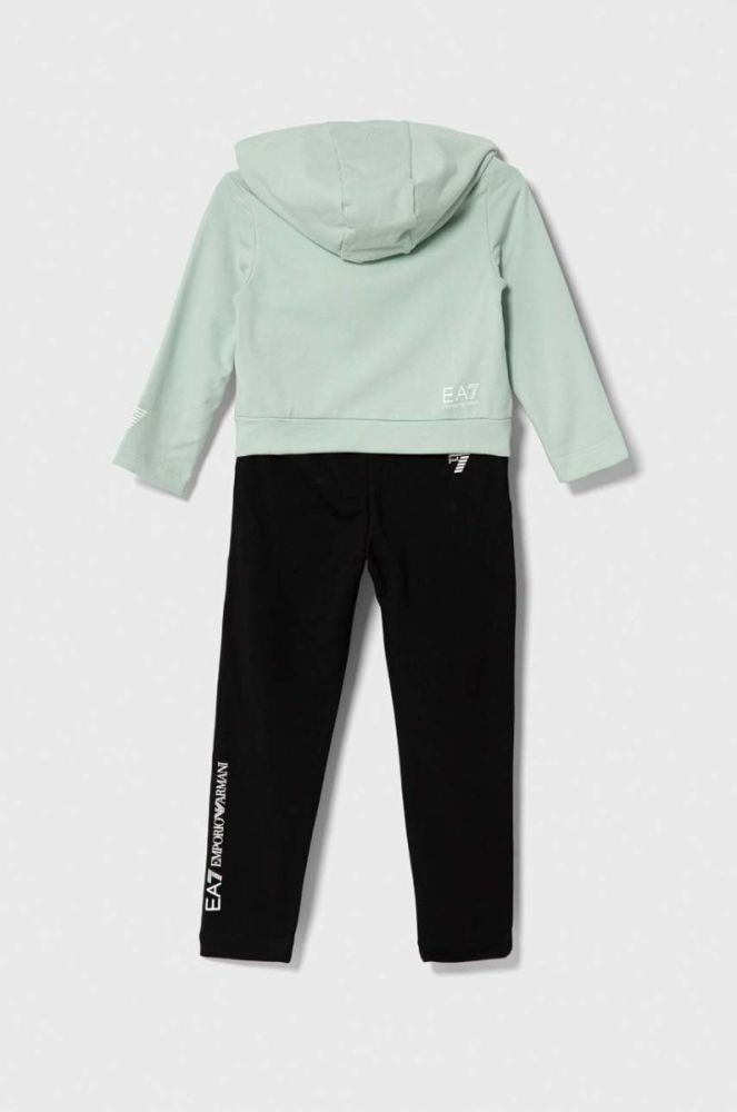 Дитячий спортивний костюм EA7 Emporio Armani колір блакитний (3388971) фото 2