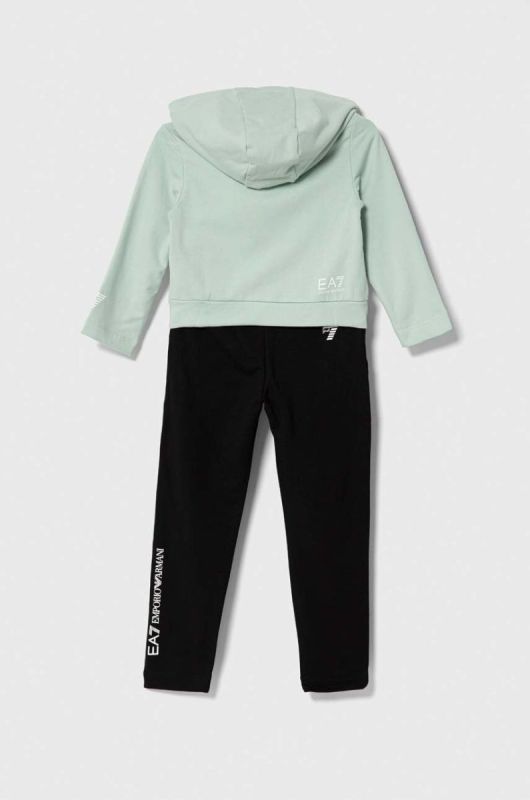 Дитячий спортивний костюм EA7 Emporio Armani колір блакитний (3388971) фото 2