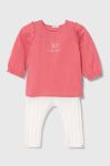 Дитячий бавовняний комплект United Colors of Benetton колір рожевий (3507002)