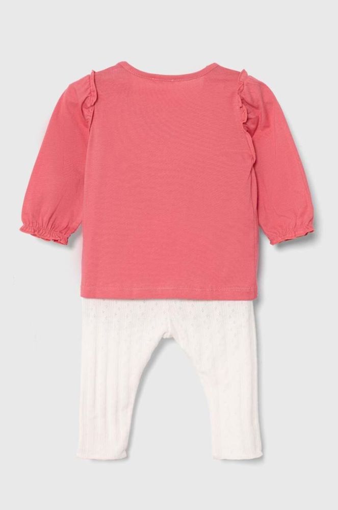 Дитячий бавовняний комплект United Colors of Benetton колір рожевий (3507002) фото 2