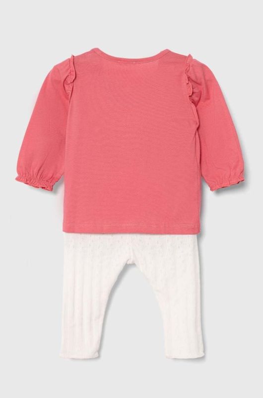 Дитячий бавовняний комплект United Colors of Benetton колір рожевий (3507002) фото 2