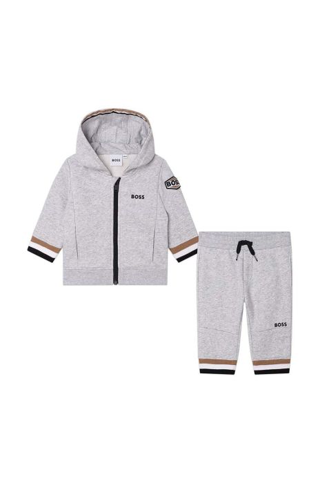 Cпортивний костюм для немовлят BOSS колір сірий