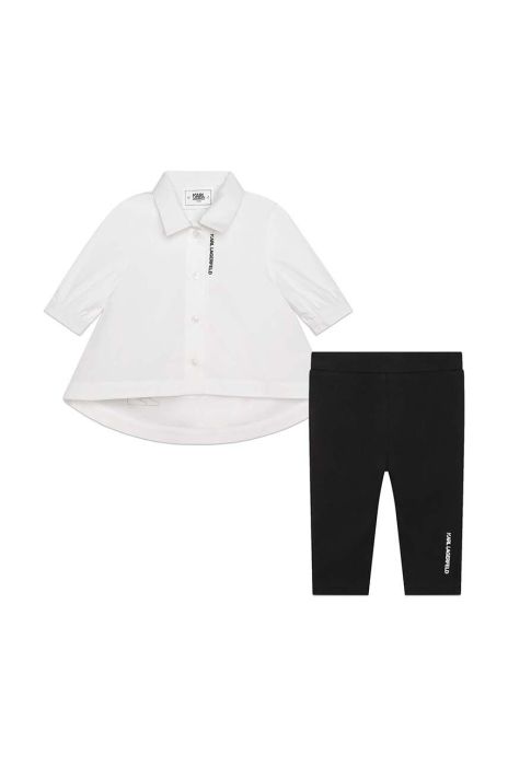 Дитячий бавовняний комплект Karl Lagerfeld колір чорний (3429192)