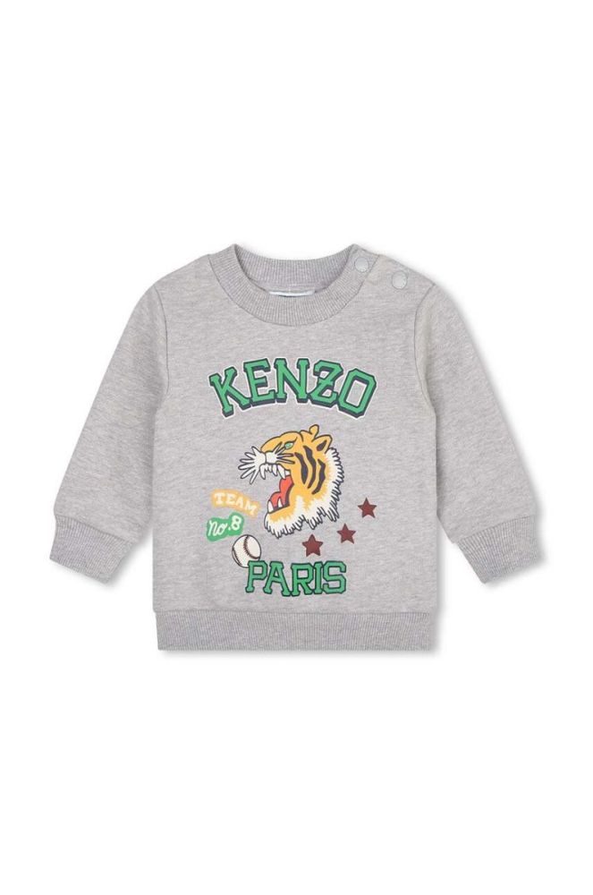 Комплект лаунж Kenzo Kids колір сірий фото 3