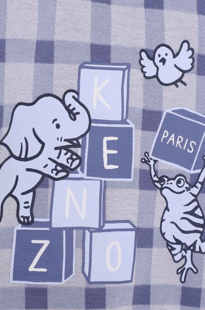 Комплект лаунж Kenzo Kids колір блакитний фото 4