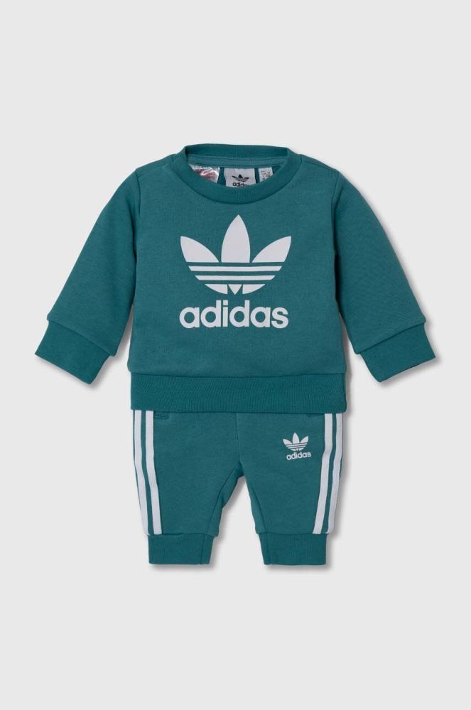 Дитячий спортивний костюм adidas Originals колір бірюзовий (3489332)