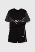 Дитячий бавовняний комплект adidas Originals колір чорний (3489348)