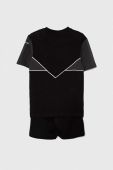 Дитячий бавовняний комплект adidas Originals колір чорний (3489348)