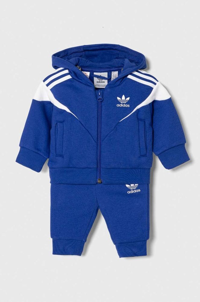 Cпортивний костюм для немовлят adidas Originals колір блакитний