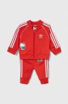 Cпортивний костюм для немовлят adidas Originals колір червоний (3489392)