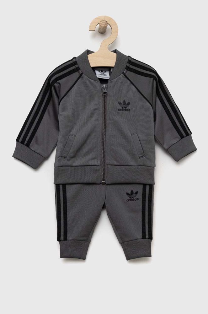 Дитячий спортивний костюм adidas Originals колір сірий