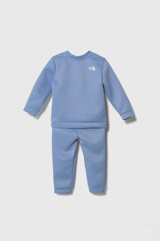 Cпортивний костюм для немовлят The North Face DROPPED SHOULDER POLY SET колір блакитний