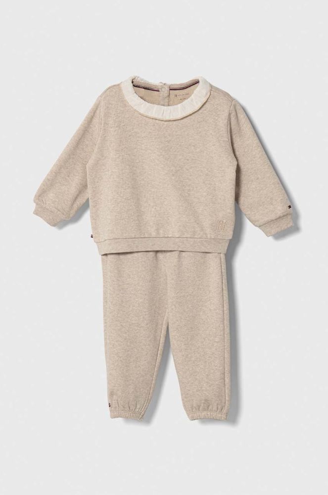Cпортивний костюм для немовлят Tommy Hilfiger колір бежевий (3613823)