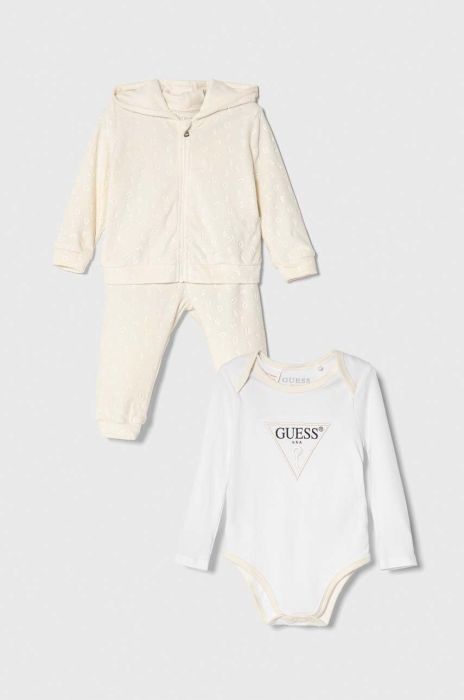 Комплект для немовлят Guess колір бежевий (3620879)