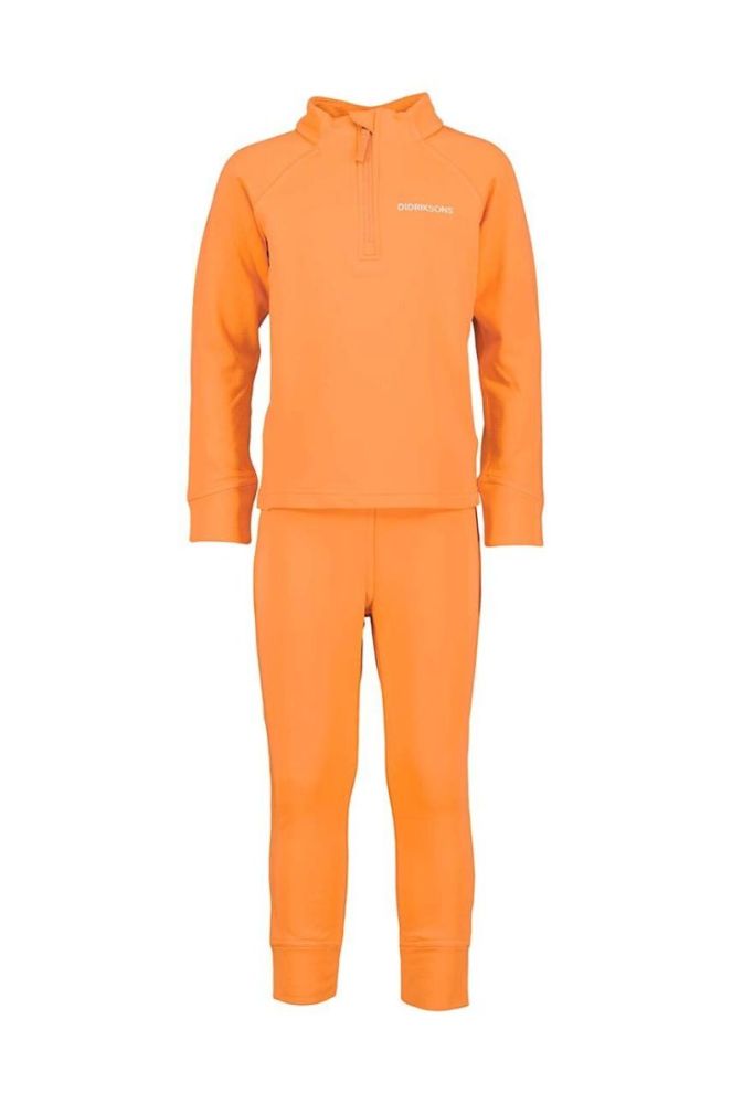 Дитячий спортивний костюм Didriksons JADIS KIDS SET колір помаранчевий фото 2
