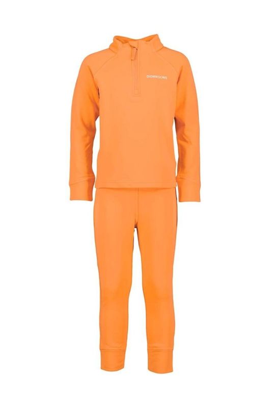 Дитячий спортивний костюм Didriksons JADIS KIDS SET колір помаранчевий фото 2