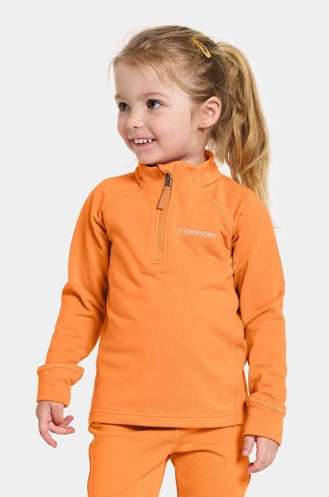 Дитячий спортивний костюм Didriksons JADIS KIDS SET колір помаранчевий фото 4