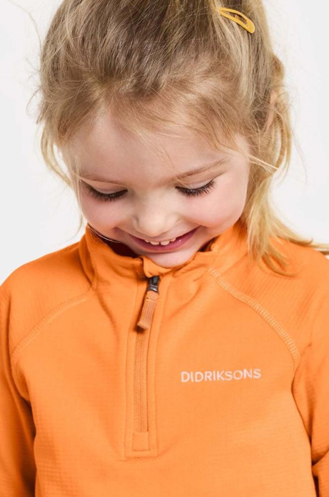 Дитячий спортивний костюм Didriksons JADIS KIDS SET колір помаранчевий фото 5