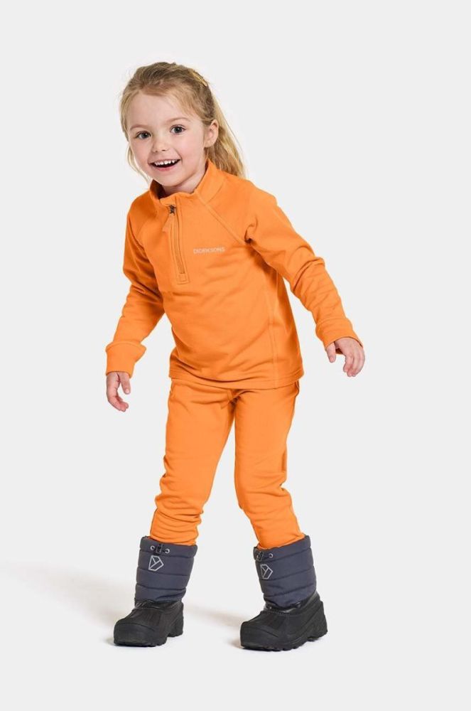Дитячий спортивний костюм Didriksons JADIS KIDS SET колір помаранчевий фото 6