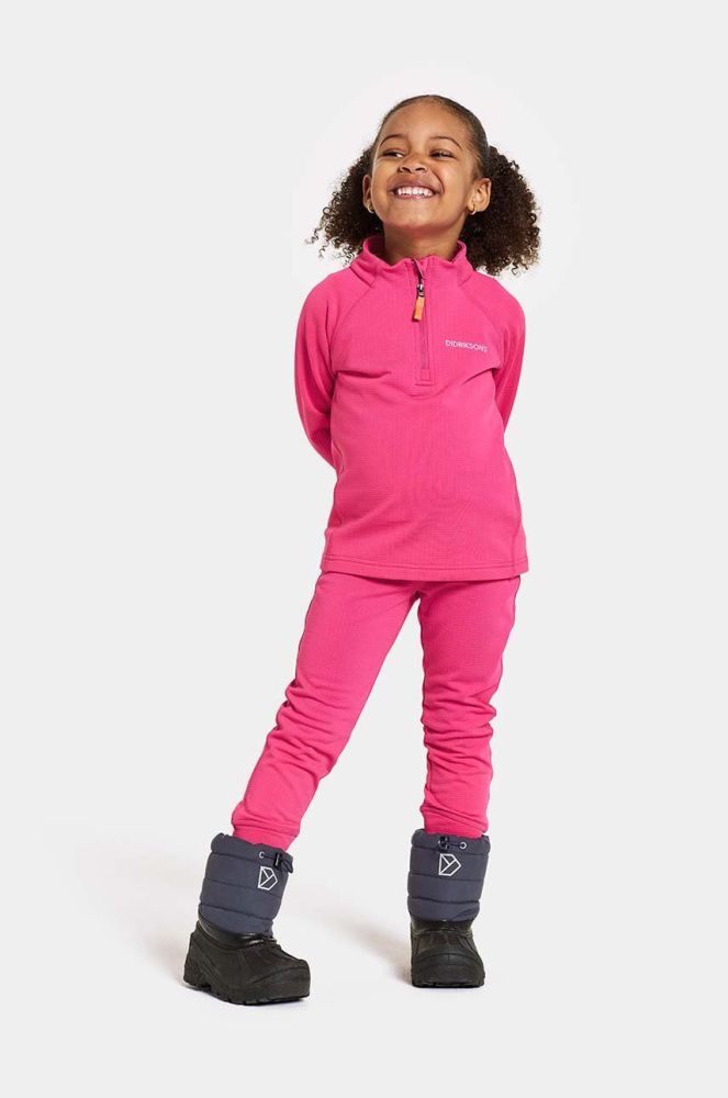 Дитячий спортивний костюм Didriksons JADIS KIDS SET колір рожевий