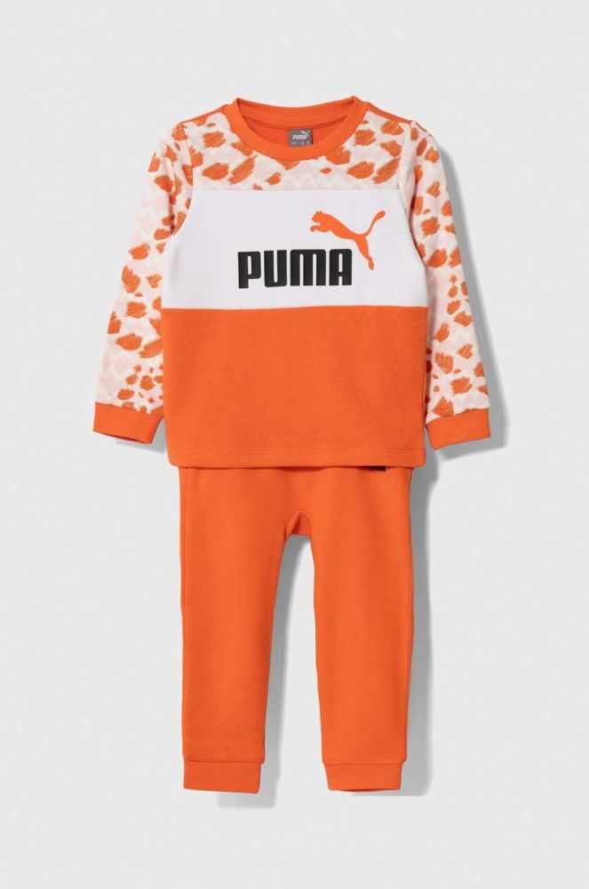 Дитячий спортивний костюм Puma ESS MIX MTCH Infants Jogger TR колір помаранчевий