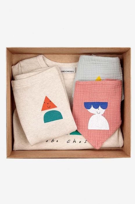 Комплект для немовлят Bobo Choses колір бежевий