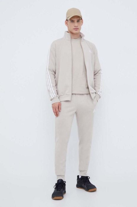 Спортивний костюм adidas чоловічий колір бежевий